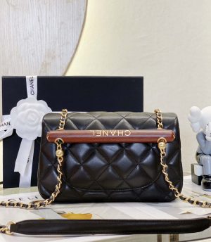 chanel as4151 small flap bag with top handle lambskin wenge wood black 003 luxibags.ru .jpg