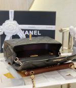 chanel as4151 small flap bag with top handle lambskin wenge wood black 006 luxibags.ru .jpg