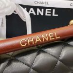 chanel as4151 small flap bag with top handle lambskin wenge wood black 007 luxibags.ru .jpg