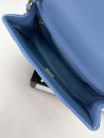 chanel as4151 small flap bag with top handle lambskin wenge wood blue 007 luxibags.ru .jpg