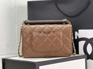 chanel as4151 small flap bag with top handle lambskin wenge wood brown 003 luxibags.ru .jpg