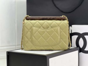 chanel as4151 small flap bag with top handle lambskin wenge wood matche green 003 luxibags.ru .jpg