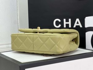 chanel as4151 small flap bag with top handle lambskin wenge wood matche green 005 luxibags.ru .jpg