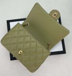 chanel as4151 small flap bag with top handle lambskin wenge wood matche green 006 luxibags.ru .jpg