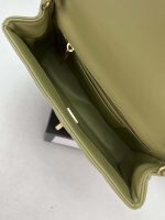 chanel as4151 small flap bag with top handle lambskin wenge wood matche green 007 luxibags.ru .jpg