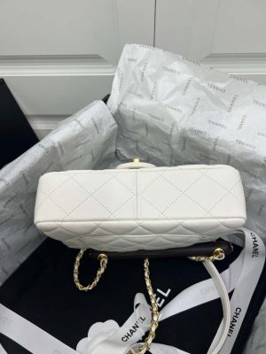 chanel as4151 small flap bag with top handle lambskin wenge wood white 004 luxibags.ru .jpg