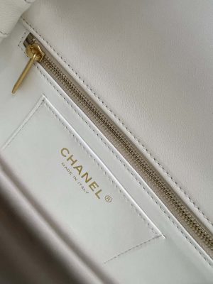 chanel as4151 small flap bag with top handle lambskin wenge wood white 009 luxibags.ru .jpg