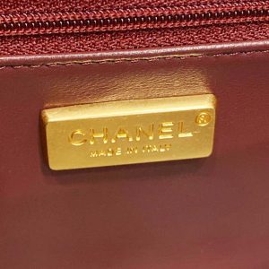 chanel as4151 small flap bag with top handle lambskin wenge wood wine red 009 luxibags.ru .jpg