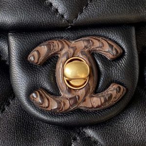 chanel as4165 mini flap bag lambskin wenge wood gold tone metal black 003 luxibags.ru .jpg