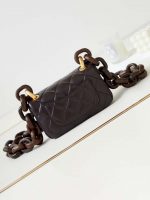 chanel as4165 mini flap bag lambskin wenge wood gold tone metal dark brown 005 luxibags.ru .jpg