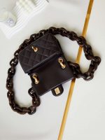 chanel as4165 mini flap bag lambskin wenge wood gold tone metal dark brown 007 luxibags.ru .jpg