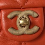 chanel as4165 mini flap bag lambskin wenge wood gold tone metal orange 003 luxibags.ru .jpg