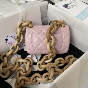 chanel as4165 mini flap bag lambskin wenge wood gold tone metal pink 002 luxibags.ru .jpg