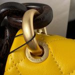 chanel as4165 mini flap bag lambskin wenge wood gold tone metal yellow 005 luxibags.ru .jpg