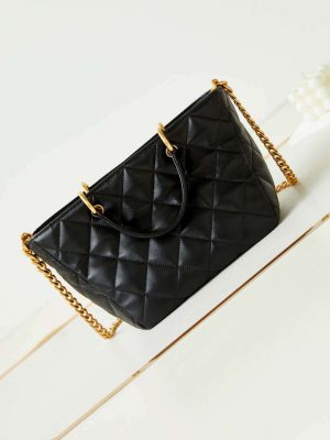 chanel as4188 small hobo bag shiny lambskin gold metal black 005 luxibags.ru .jpg