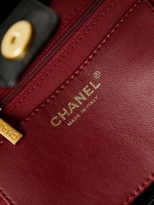 chanel as4188 small hobo bag shiny lambskin gold metal black 009 luxibags.ru .jpg