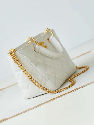 chanel as4188 small hobo bag shiny lambskin gold metal white 003 luxibags.ru .jpg