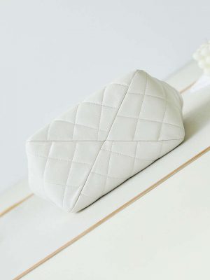 chanel as4188 small hobo bag shiny lambskin gold metal white 006 luxibags.ru .jpg