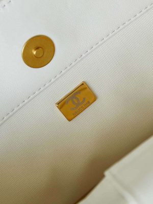 chanel as4188 small hobo bag shiny lambskin gold metal white 008 luxibags.ru .jpg