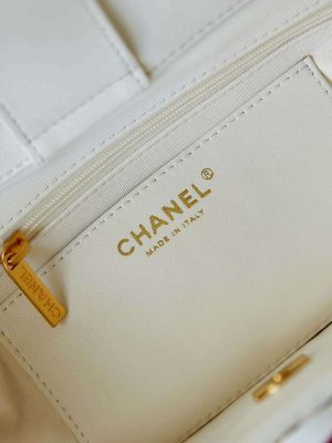 chanel as4188 small hobo bag shiny lambskin gold metal white 009 luxibags.ru .jpg