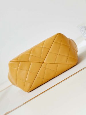 chanel as4188 small hobo bag shiny lambskin gold metal yellow 006 luxibags.ru .jpg