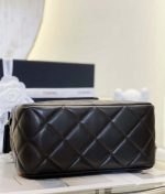chanel as4198 mini bowling bag lambskin wenge wood black 006 luxibags.ru .jpg