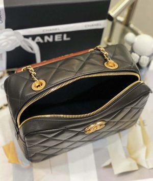 chanel as4198 mini bowling bag lambskin wenge wood black 008 luxibags.ru .jpg