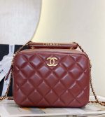 chanel as4198 mini bowling bag lambskin wenge wood wine red 001 luxibags.ru .jpg