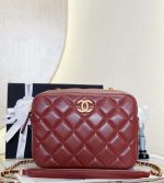 chanel as4198 mini bowling bag lambskin wenge wood wine red 002 luxibags.ru .jpg