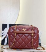 chanel as4198 mini bowling bag lambskin wenge wood wine red 003 luxibags.ru .jpg