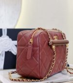 chanel as4198 mini bowling bag lambskin wenge wood wine red 004 luxibags.ru .jpg