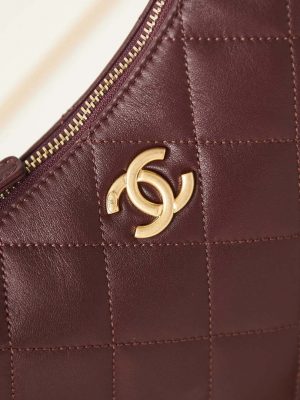 chanel as4220 hobo handbag lambskin wine red 003 luxibags.ru .jpg