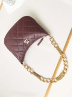 chanel as4220 hobo handbag lambskin wine red 008 luxibags.ru .jpg