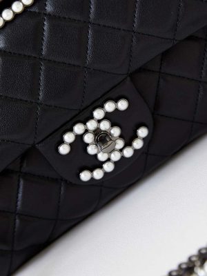 chanel as4221 small shopping bag aged shiny lambskin crystal pearls black metal black 002 luxibags.ru .jpg