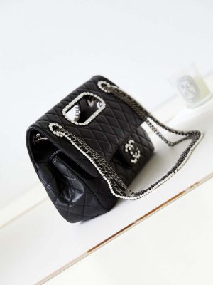 chanel as4221 small shopping bag aged shiny lambskin crystal pearls black metal black 003 luxibags.ru .jpg