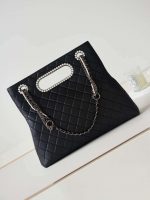 chanel as4222 shopping bag aged shiny lambskin crystal pearls black metal black 005 luxibags.ru .jpg