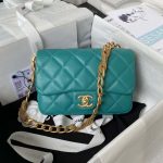 chanel as4231 small flap bag lambskin green 001 luxibags.ru .jpg