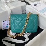 chanel as4231 small flap bag lambskin green 002 luxibags.ru .jpg