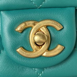 chanel as4231 small flap bag lambskin green 003 luxibags.ru .jpg