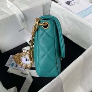 chanel as4231 small flap bag lambskin green 005 luxibags.ru .jpg