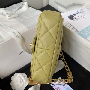 chanel as4231 small flap bag lambskin yellow 006 luxibags.ru .jpg