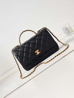 chanel as4232 small flap bag with top handle lambskin black 001 luxibags.ru .jpg