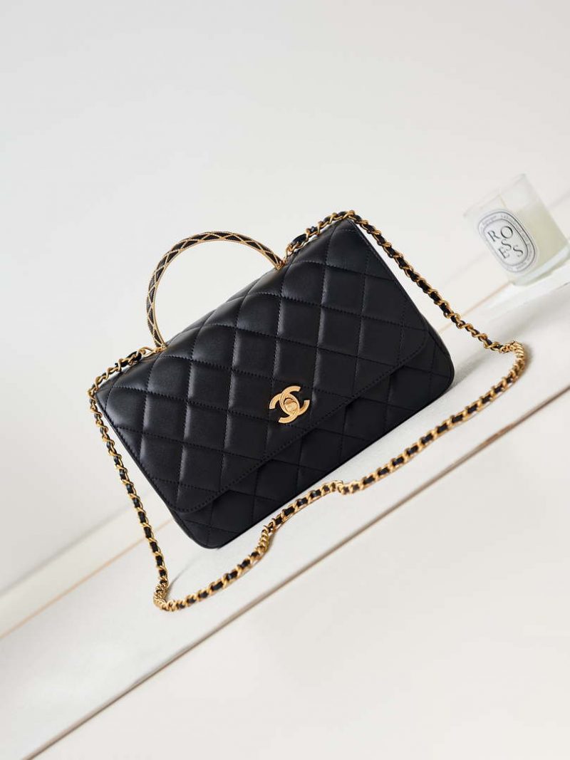 chanel as4232 small flap bag with top handle lambskin black 001 luxibags.ru .jpg