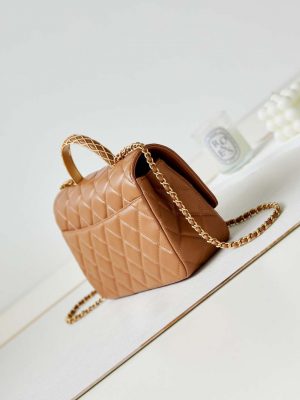 chanel as4232 small flap bag with top handle lambskin brown 003 luxibags.ru .jpg