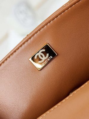 chanel as4232 small flap bag with top handle lambskin brown 008 luxibags.ru .jpg