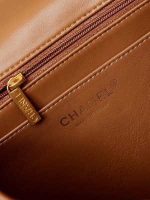 chanel as4232 small flap bag with top handle lambskin brown 009 luxibags.ru .jpg