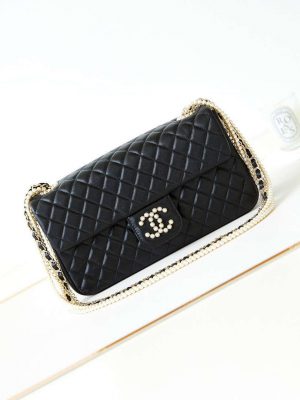 chanel as4245 flap bag lambskin with pearl metal chain black 001 luxibags.ru .jpg
