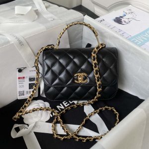 chanel as4306 small flap bag with handle lambskin black 001 luxibags.ru .jpg