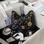 chanel as4323 small hobo bag shiny crumpled calfskin black gold metal 001 luxibags.ru .jpg