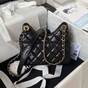 chanel as4323 small hobo bag shiny crumpled calfskin black gold metal 002 luxibags.ru .jpg